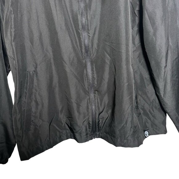 Quikflip Bilstein Mens Jacket 2XL Full Zip Black Windbreaker Hooded Rain Hiking - Picture 6 of 13